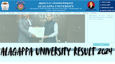 alagappa university result|Alagappa University Result 2024 OUT; Direct Link to Download .